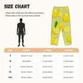 thumbnail image 4 of Lsque Bright Lemons Print Women's Pajama Pants, Lounge Pant - Comfortable Home Wear,Elastic Waistband, Stylish Design-XX-Large, 4 of 9