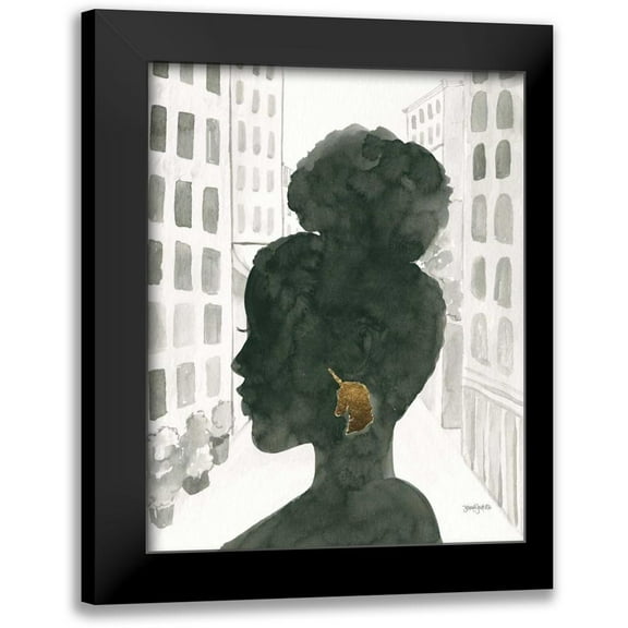 Jackson, Jenaya 12x14 Black Modern Framed Museum Art Print Titled - Boss Ladies II