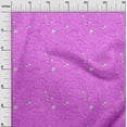 thumbnail image 3 of oneOone Cotton Cambric Purple Fabric Abstract Leaf Sewing Craft Projects Fabric Prints By Yard 56 Inch Wide, 3 of 4