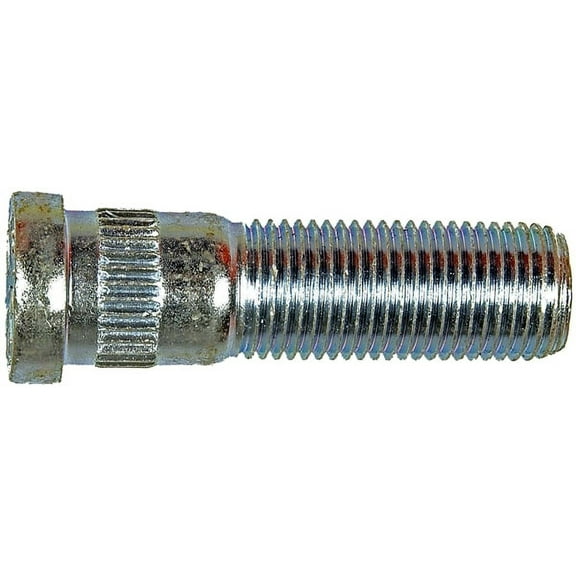 9/16-18 Serrated Wheel Stud - 0.625 In. Knurl, 2 In. Length