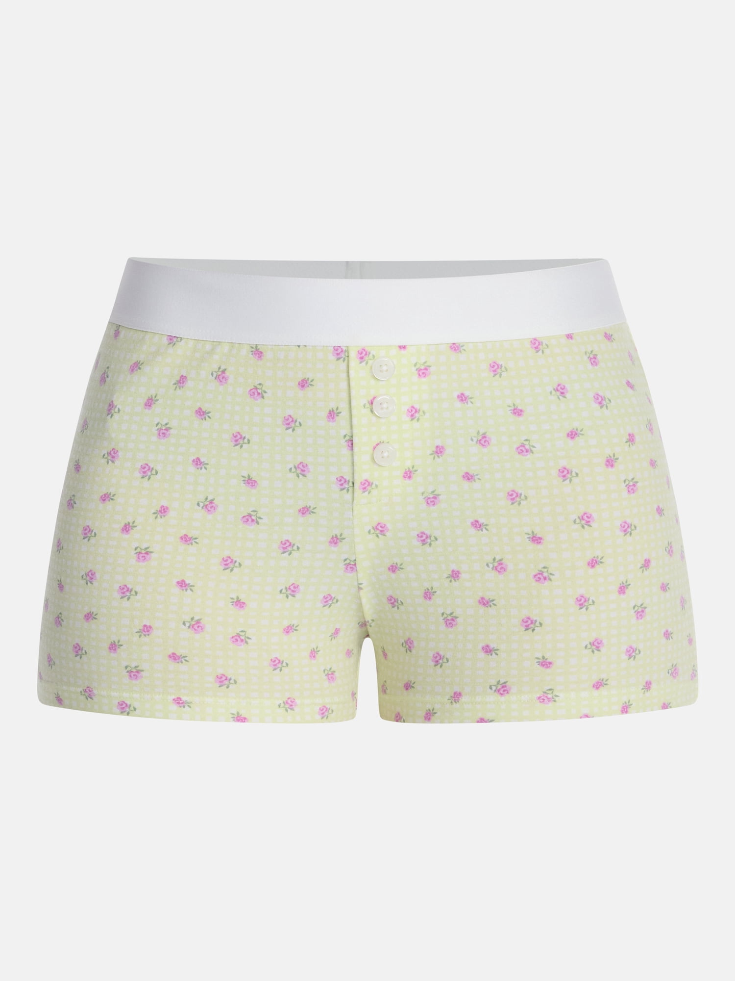 No Boundaries Cloud Core Sleepwear Boxer Shorts, 2'' Inseam, Women’s and Women’s Plus XXS-3X
