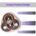 thumbnail image 3 of Portable Mini Alloy Spinning Toy for Home Office School Office Pressure Relief Anxieties Relief Block Fingertip Decompression Plaything Bronze, 3 of 9
