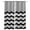 black, variant on Fsddascl Black Chevron Blackout Curtains for Bedroom/Living Room, Thermal Insulated Kitchen Curtains, Geometric Navy Blue White Sea Wavy Striped Grommet Darkening Window Treatment Drapes 27.5"x39"x2
