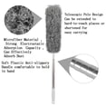 thumbnail image 4 of zanvin Kitchen Clean Supply ,Microfiber Duster With Extension Pole, 2 In 1 Extendable Duster, Washable Duster, Long Handle Feather Duster For Cleaning Ceiling Fan, Ceiling, Furniture, 4 of 6