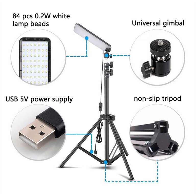 Telescoping Campsite LED Light Kit w/Tripod (12v