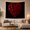 Rose Heart, variant on Red Rose Bouquet on Black Background, Romantic Gothic Style for Flower Lovers, Floral Wall Art, Valentine's Day Gift, Tapestry Wall Hanging for Bedroom, Living Room and Dorm