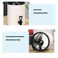 thumbnail image 4 of BIBABLYKE 6L Large Capacity Stainless Steel Milk Teas Bucket Insulated Beverages Dispenser Hot Cold Drink Container with Spigot, 4 of 8