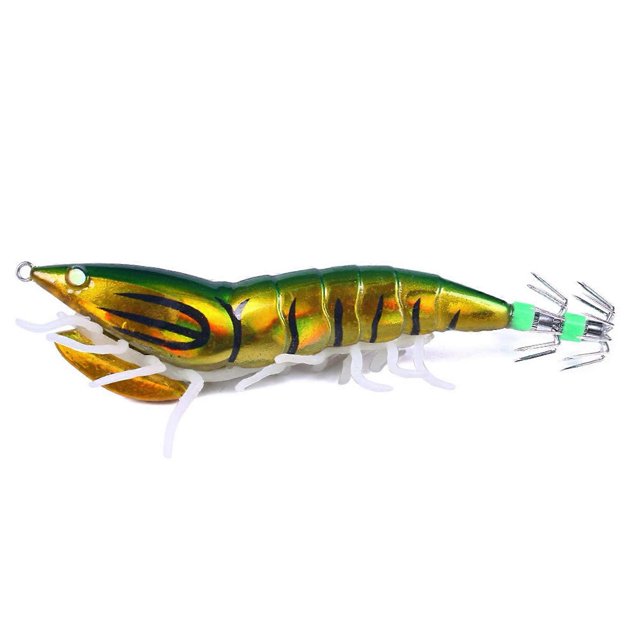 CHAO Señuelos de pesca Swimbait de plástico, señuelos de pesca de simulación luminosa para equipos de pesca que atraen peces6