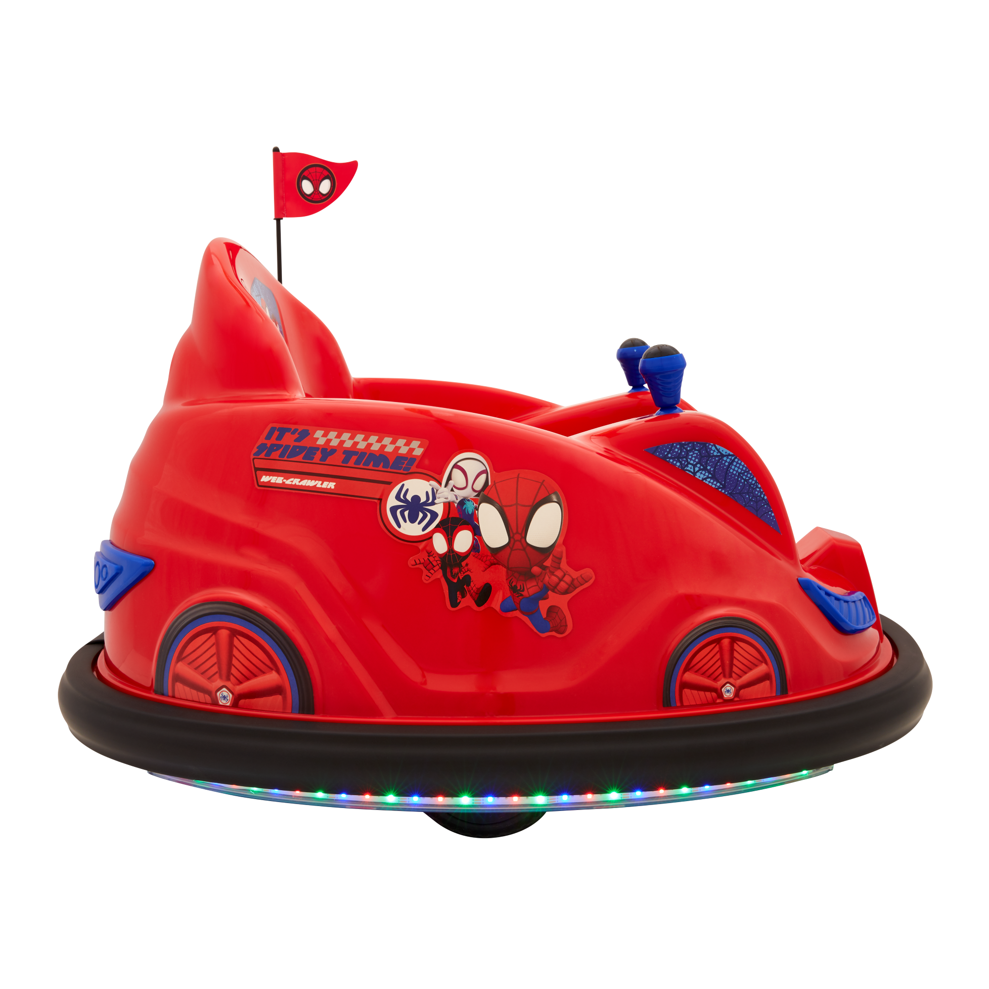 Spidey and His Amazing Friends, 6 Volts Bumper Car, Battery Powered Ride on, Fun LED Lights Includes, Charger, Ages 1.5- 4 Years, Unisex - image 10 of 14