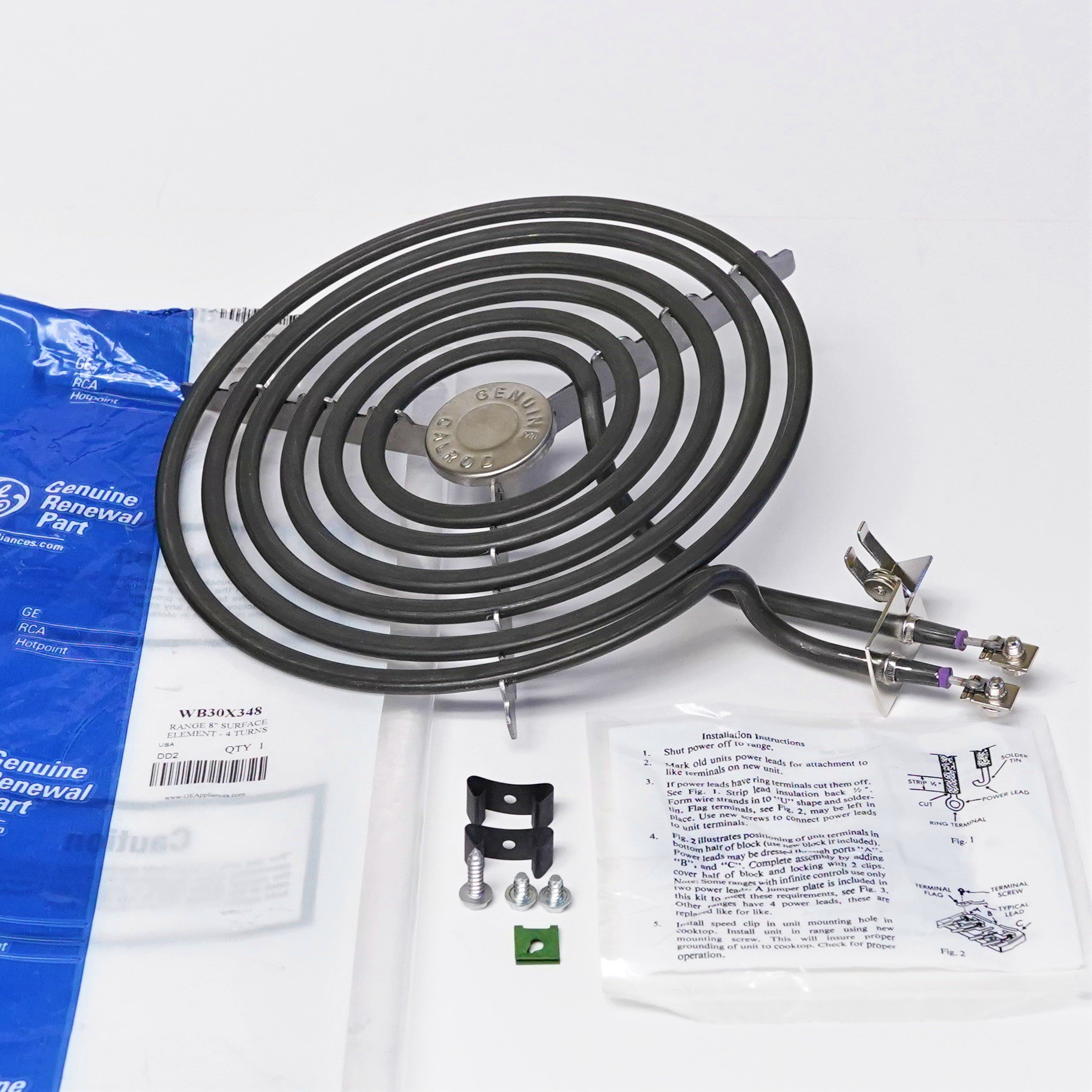 WB30X348 GE Electric Range Surface Unit Calrod Burner 8 AP2027829 PS244046  - Walmart.com