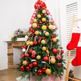 thumbnail image 2 of FlareFable 3" Christmas Tree Balls Hanging, with Sequins Luxurious Christmas Balls, Shatterproof Christmas Ball Ornaments, Pure Color Ball Bauble Fall Decor & Christmas Decoration, 2 of 21