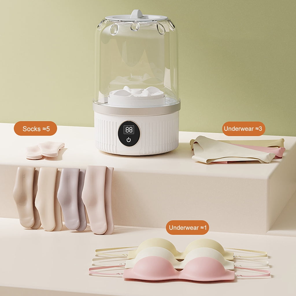 Rechargeable Handheld Washing Machine for Travel Home Use 3000mAh Battery Delicate Garments Baby Clothes Laundry Device