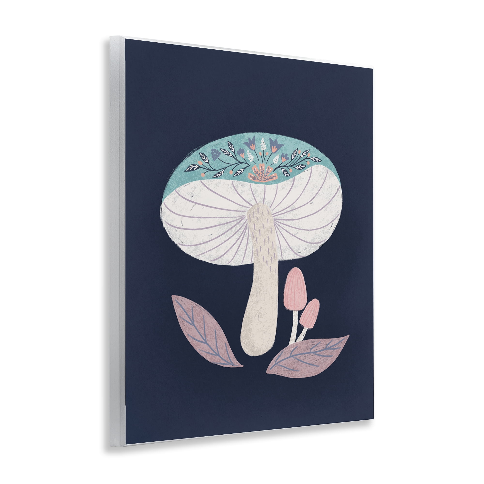 Stupell Industries Floral Cottage Mushroom Wall Plaque Art, design by Metka Hiti