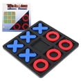 thumbnail image 1 of Juego de mesa Tic Tac Toe de 2 piezas, juego de mesa Tic-Tac-Toe de mesa con piezas gigantes, juego de mesa de resina XOXO, juguetes clásicos de educación temprana para 2 jugadores, juego de mesa, 1 of 7