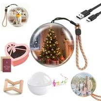 Personalized Crystal Balls Video Player, 7 Inch Digital Display Sphere With Custom Upload Videos & Photos, Light-Up Gifts For Anniversary Birthday Wedding For Teens And Above