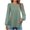 Green, variant on Vivianyo HD Women's Eyelet Embroidery Tunic Top, Round Neck Puff Long Sleeve Blouse for Women, Spring Lightweight Top for Brunch and Market Trips, Sizes S-2XL