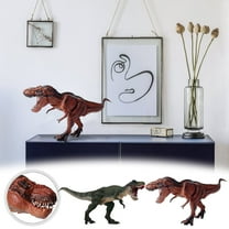 CQCYD under $5 2Pcs Dinosaur Action Figure, Carnotaurus Dinosaur Action Figure, Large Articulated DinosaurToyFigurine, Realistic Dinosaur ModelToyforKids, Collectible Dinosaur Figure forChildren