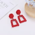 thumbnail image 2 of Kayannuo Gifts For Women Ladies Fashion Hollow Geometric Trapezoidal Alloy Earrings Earrings Christmas Gifts, 2 of 5
