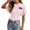 t shirts 169#Pink, variant on oqasdz T Shirts for Girls Short Sleeve Bow Print Casual Summer Top with Waist Tie Detail for Kids Youth School and Playful Holiday T-Shirt