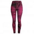 thumbnail image 1 of Pantalon Large pour Femmes Jeans Bas Colorés Super Bomb Slim Neuf Minutes, 1 of 4