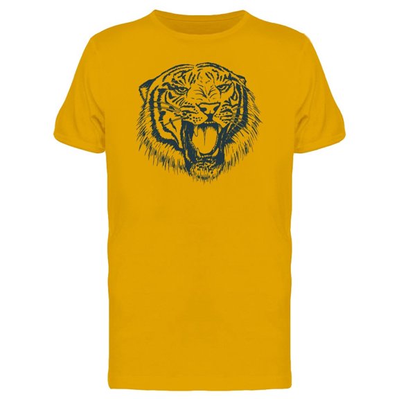 Tiger Roar Ink Portrait Tee Men's -Image by Shutterstock
