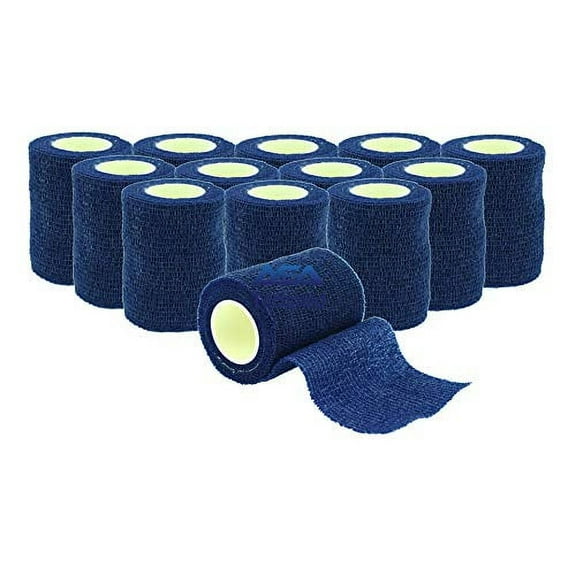 ASA TECHMED Self Adhesive Bandage 3" x 5 yards, 12 pack Purple