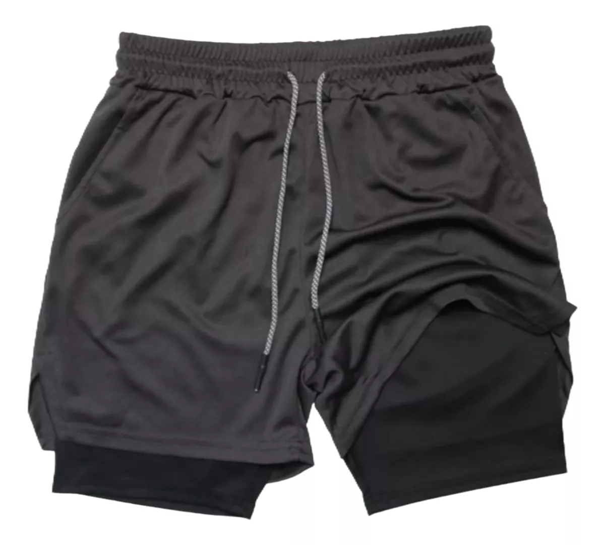 Ropa Deportiva Shorts Lycra Hombre Short Deportivo Hombre Gym En Bolsa  Celular Con Licra