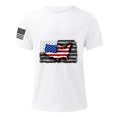 thumbnail image 2 of Mens Casual Pantalones Cortos Cuello Redondo Gradación Impresión Suéter Camiseta, Blusa Deportiva de Fitness para Hombres, 2 of 4