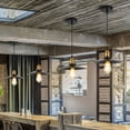 thumbnail image 2 of Loft personalidad creativa estilo americano Retro estilo Industrial cafetería restaurante Bar mesa individual hierro UFO lámpara, 2 of 5