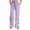 Purple, variant on Posijego Women's Valentines Day Pajama Pants Wide Leg Elastic High Waist Heart Printed Lounge Pants with Pockets