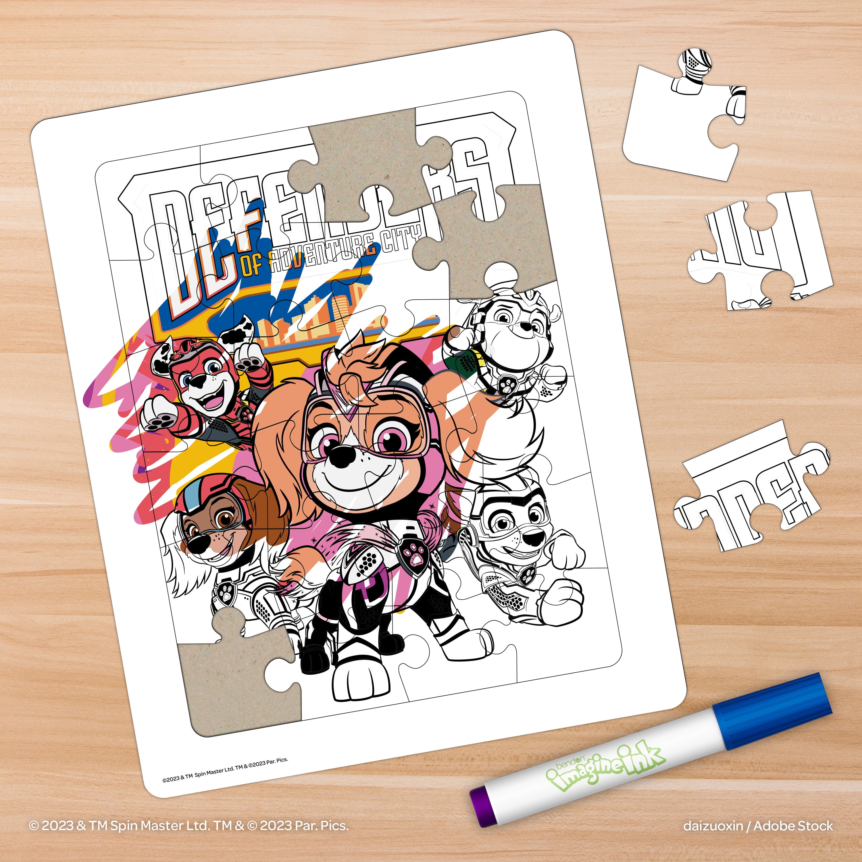 Bendon Imagine Ink Paw Patrol Magic Ink Pictures 50060