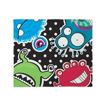 CafePress - Cute Monsters Throw Blanket - Soft Fleece Throw Blanket, 50"x60" for All Ages