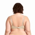 thumbnail image 5 of Curve Muse Women's Plus Size Minimizer Wireless Unlined Bra with Embroidery Lace-2Pack-Nude,Blue Light-34DDDD-V2, 5 of 6