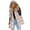 Pink, variant on Quinlirra Puffer Vest Women with Hood Women's Faux-FurGilet Sleeveless Waistcoat Body Solid Color Hooded Jacket Coat Outwear Tops