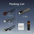 thumbnail image 5 of Q6 Mini TV Stick Android 10 2GB+8GB 2.4G+5G WiFi+BT4.0 H313 Quad Core A53 Smart TV Box Android TV Stick PK DQ03, 5 of 5