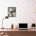 thumbnail image 3 of Stupell Industries Modern Fire Escape Abstract City Black Framed Giclee Art, 16 x 20, by Ethan Harper, 3 of 7