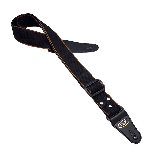 JShteea Correa Guitarra Algodón Ajustable para Guitarra Eléctrica Acústica (negro)