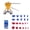 as picture shows1, variant on Car Body Sheet Metal Paintless Dent Plastic Puller Kit Auto Hail Pit Removal Repair Tools Hot Multiple Sizes Suction Cup Set
