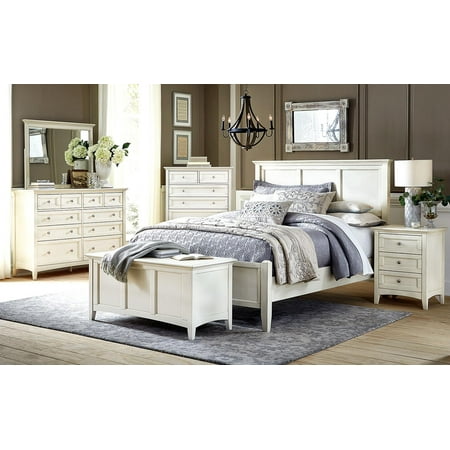  Cottage Queen  Panel Bedroom  Set  4Pcs NRLWT5030 A America 