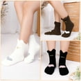 thumbnail image 6 of Bocaoying 5 Pairs Warm Coral Socks for Women, Winter Cozy Socks, Soft Cat Claw Socks, Animal Print Socks, Winter Floor Socks for Women(Animal), 6 of 7