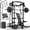 Power Cage/Black-Home Package/230weight plates/450LB Dumbbell, variant on Mikolo Power Cage, Squat Rack With Dual Pulley Cable Crossover System, Multifunction Free Weight Home Gym Workout Machine With Attachments Set(230B)