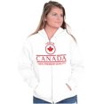 thumbnail image 4 of Made in Canada Maple Leaf Quality Unisex Fleece Graphic Zip Up Hoodie Brisco Brands 4X, 4 of 5