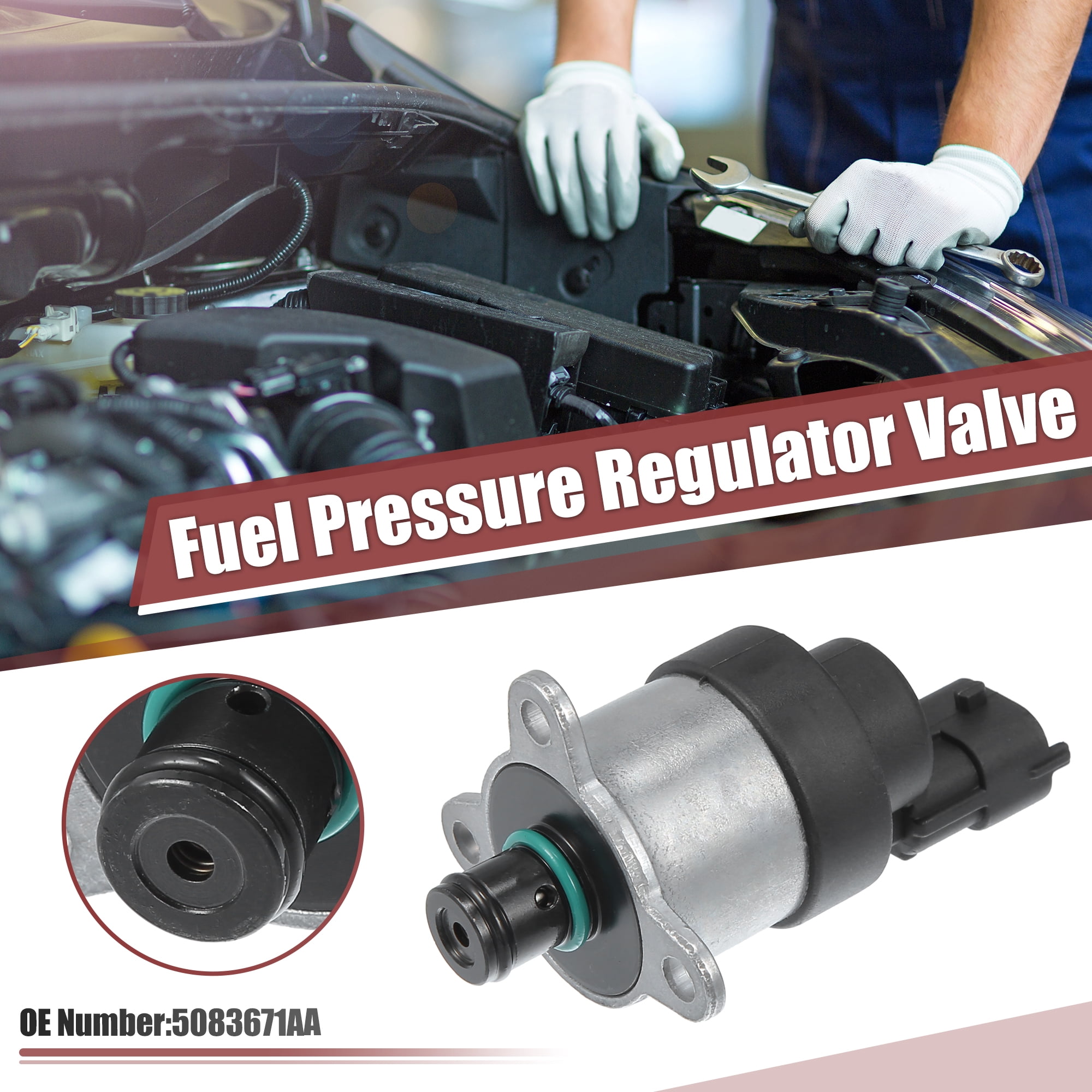 Unique Bargains Fuel Pressure Regulator Valve for Chrysler VOYAGER 2001-2007