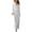 White, variant on ZQUUVOU Women's Knitted Dress Hollow Out Long-Sleeved Sand Bikini Swimsuit Cover Up Sun Protection Clothing Light Blue