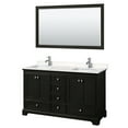 thumbnail image 2 of Wyndham Collection Wcs202060d-Vca-M58 Deborah 60" Free Standing Double Basin Vanity Set -, 2 of 6