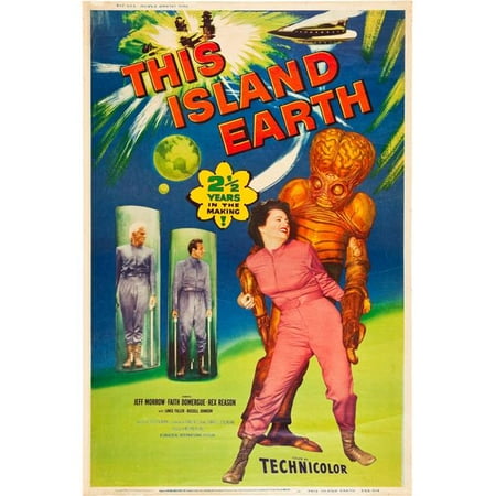 Everett Collection This Island Earth Jeff Morrow Rex Reason Faith Domergue 1955 Poster Art Movie Poster Masterprint, 11 x 17