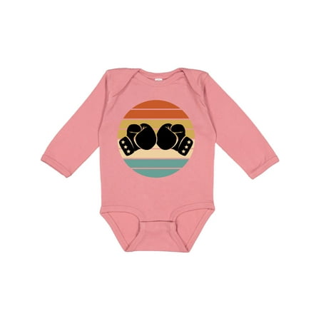 

Inktastic Kickboxing Boxing Gloves Gift Baby Boy or Baby Girl Long Sleeve Bodysuit