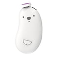 thumbnail image 4 of Lima de uñas eléctrica para bebés, segura, con carga USB y 6 cabezales de pulido, ideal para el cuidado de las uñas en casa, color blanco., 4 of 12