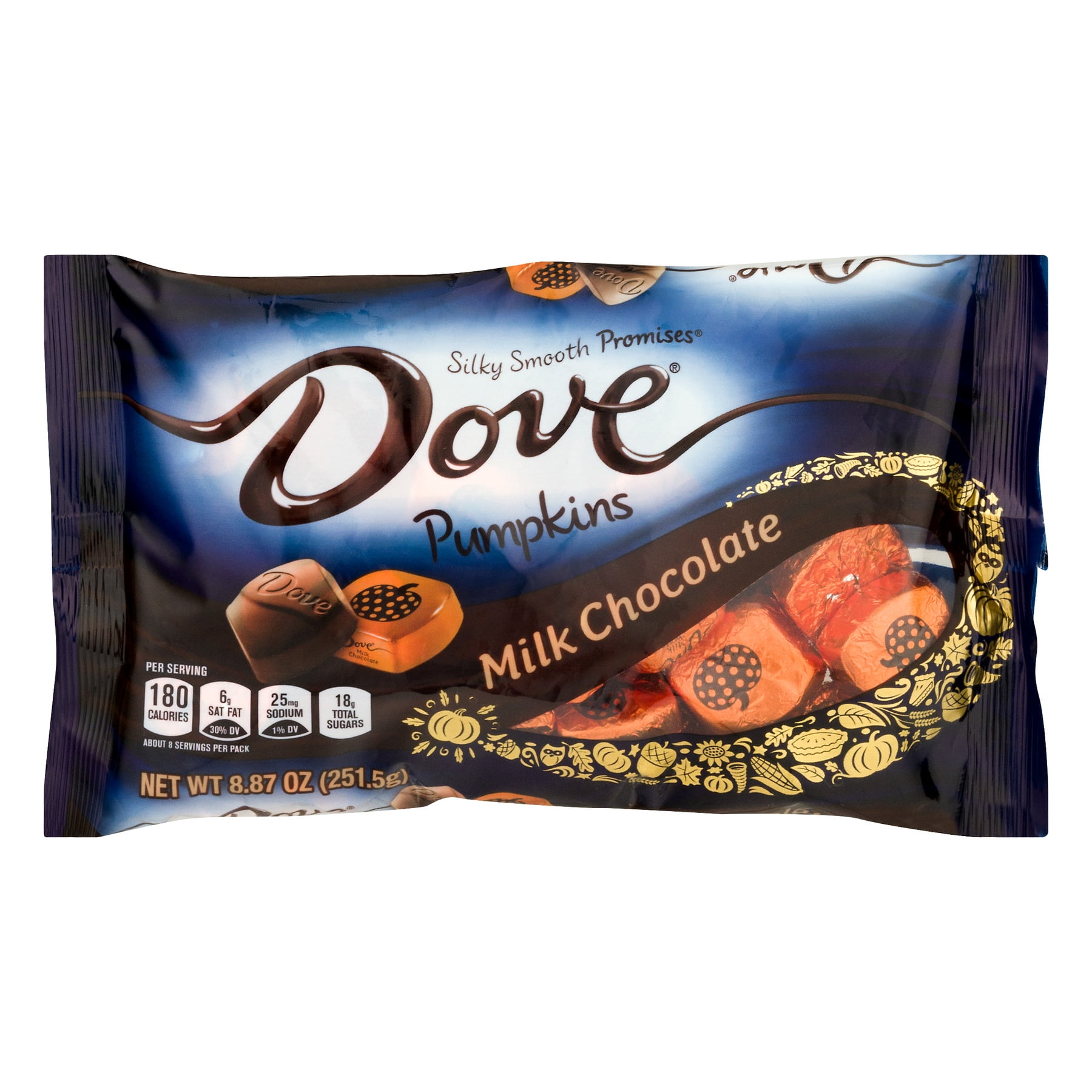 Dove Pumpkins Milk Chocolate, 8.87 OZ