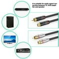 thumbnail image 2 of Long Last Extension Cable Male to Female Plugs for Subwoofer, 2 of 14